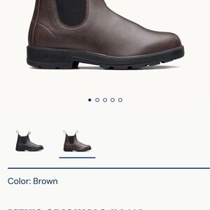 Blundstone Men's Dark Brown Leather Boots 2116